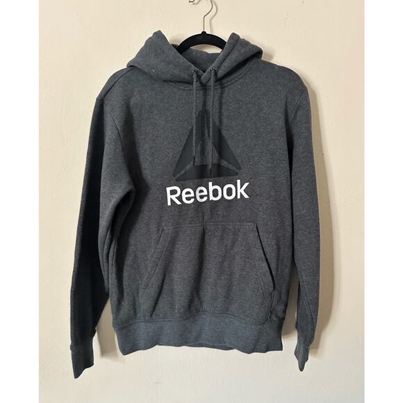 Gray Reebok Pullover Sweater with Hoodie, Unisex, Size 3X - Picture 1 of 2